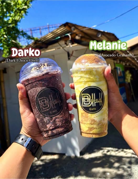 Darko and Melanie frappes side by side