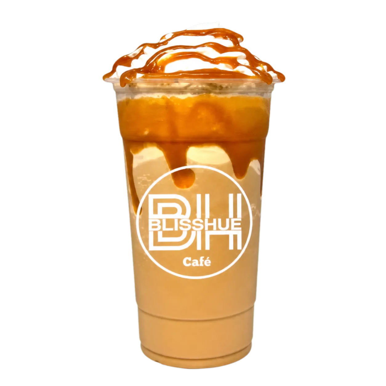Real Blisshue Caramel Macchiato frappe