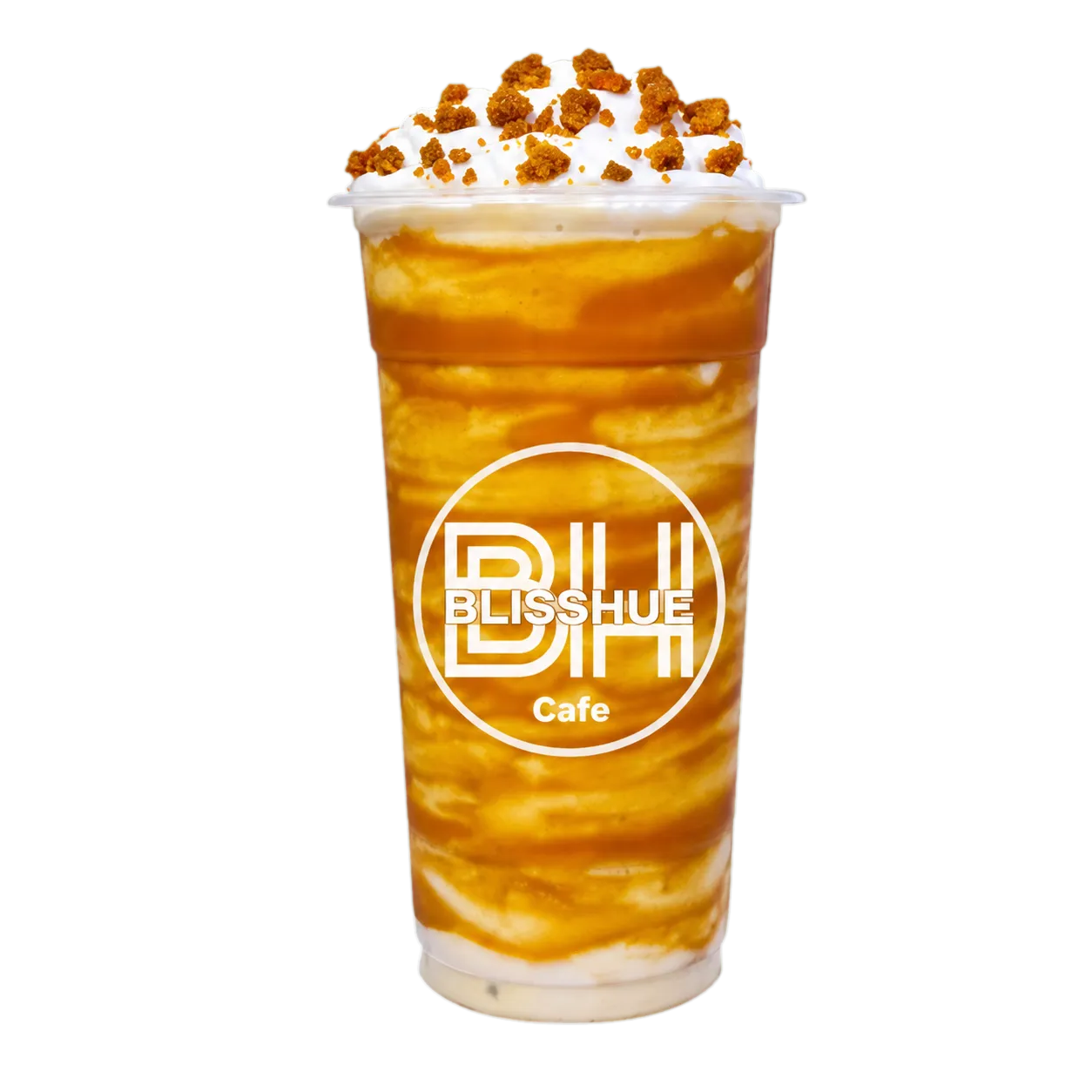 Real Blisshue Lotus Biscoff frappe