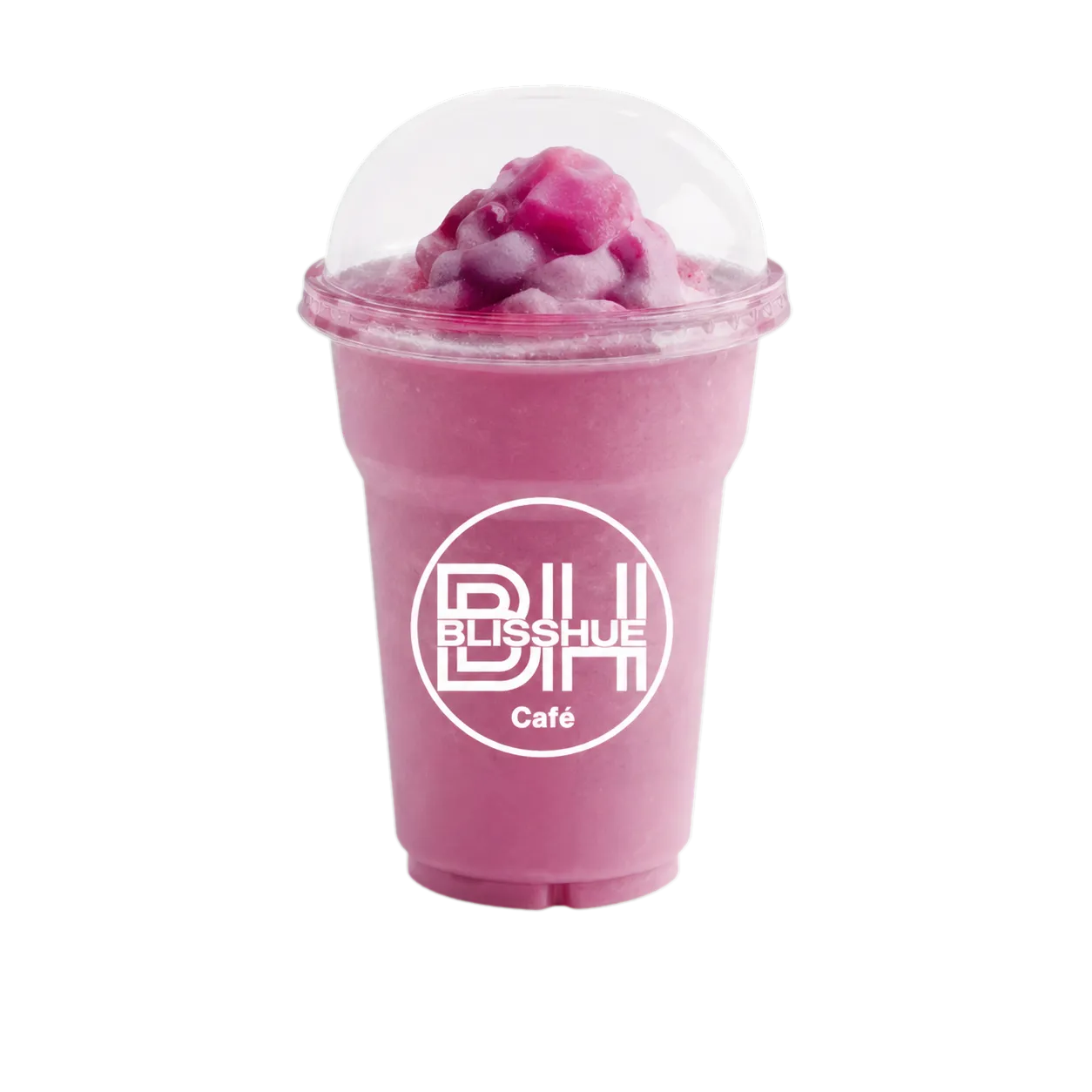 Real Blisshue Mixed Berries milk based slurpee